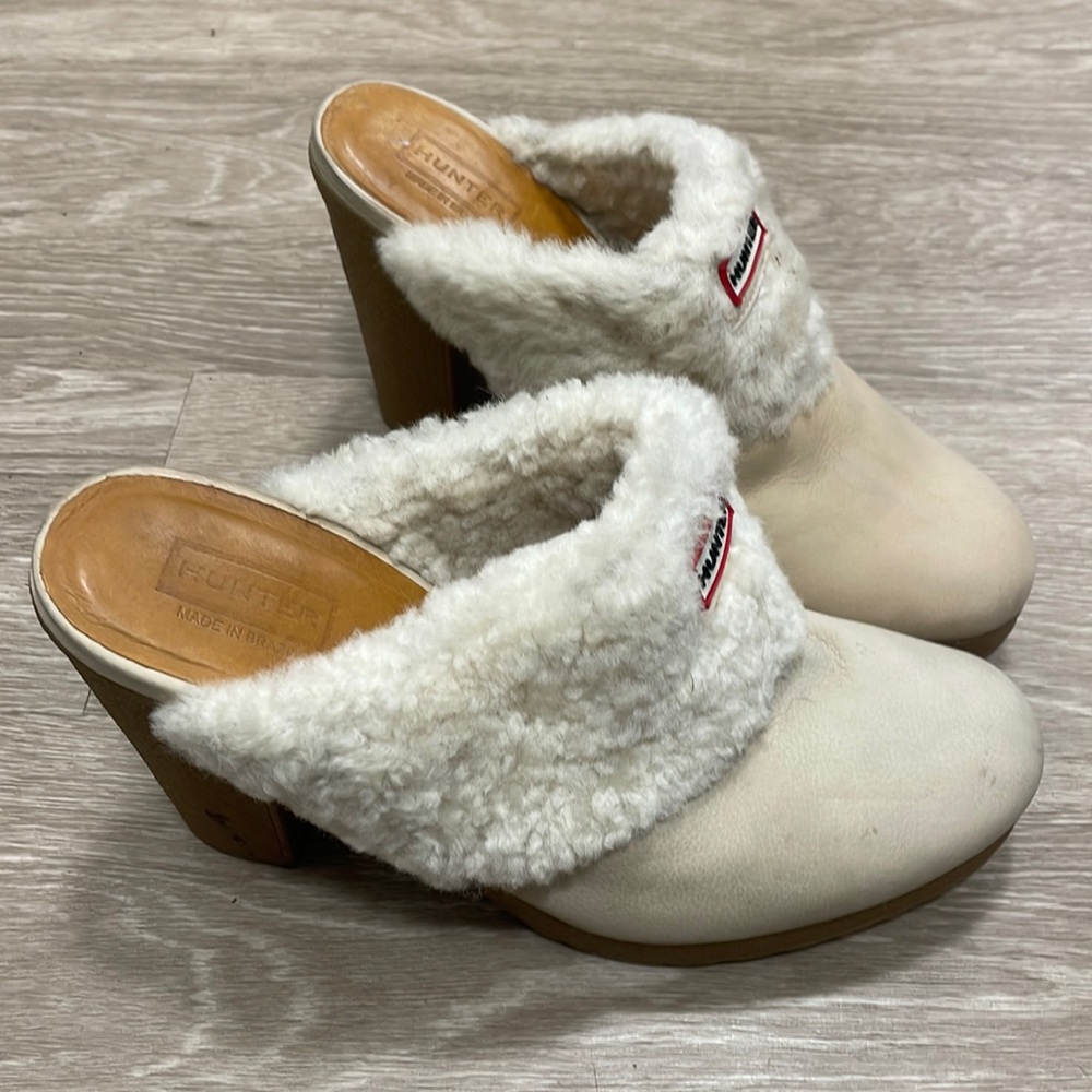 Gently worn Hunter Mules